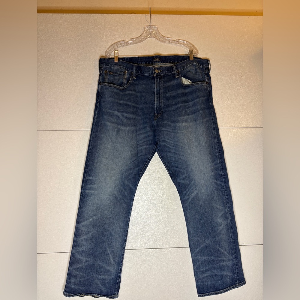 Ralph‎ Lauren Men's Relaxed Fit Blue Jeans